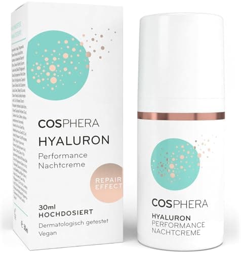Cosphera Hyaluron Nachtcreme 100% vegan